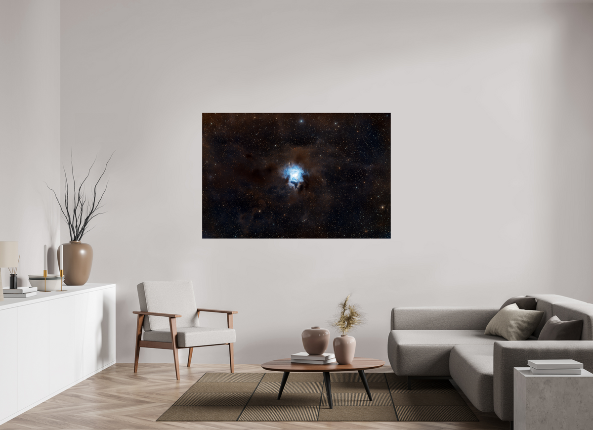 66 x 44″, Photo Print On Fuji Crystal DP II NGC 7023 (The Iris Nebula)