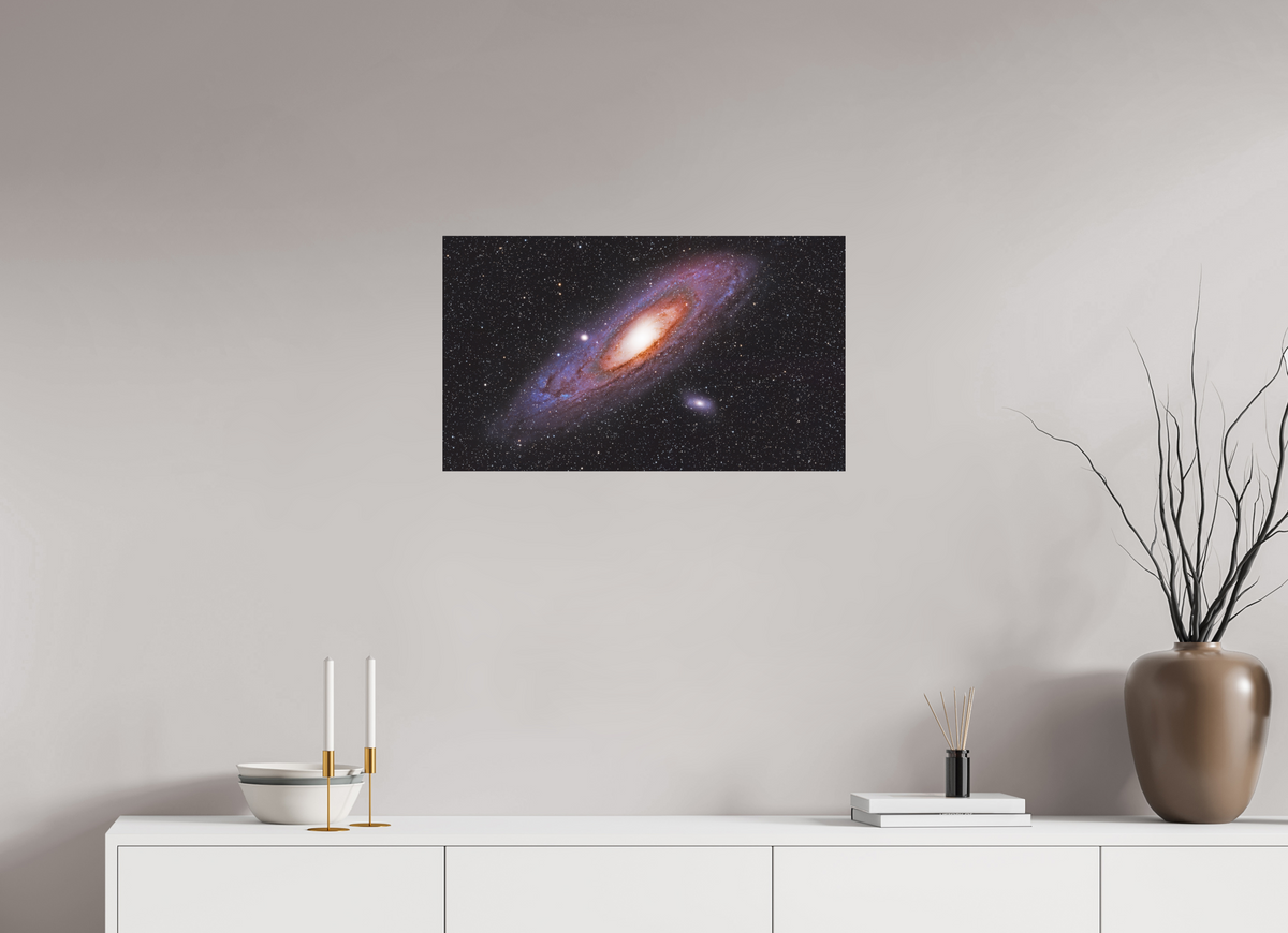 27.3 x 16″, Photo Print On Fuji Crystal DP II M31 (Andromeda Galaxy)