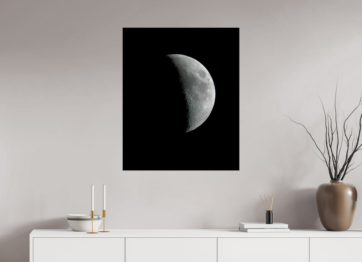 28 x 34.3″, ChromaLuxe HD Metal Print Moon