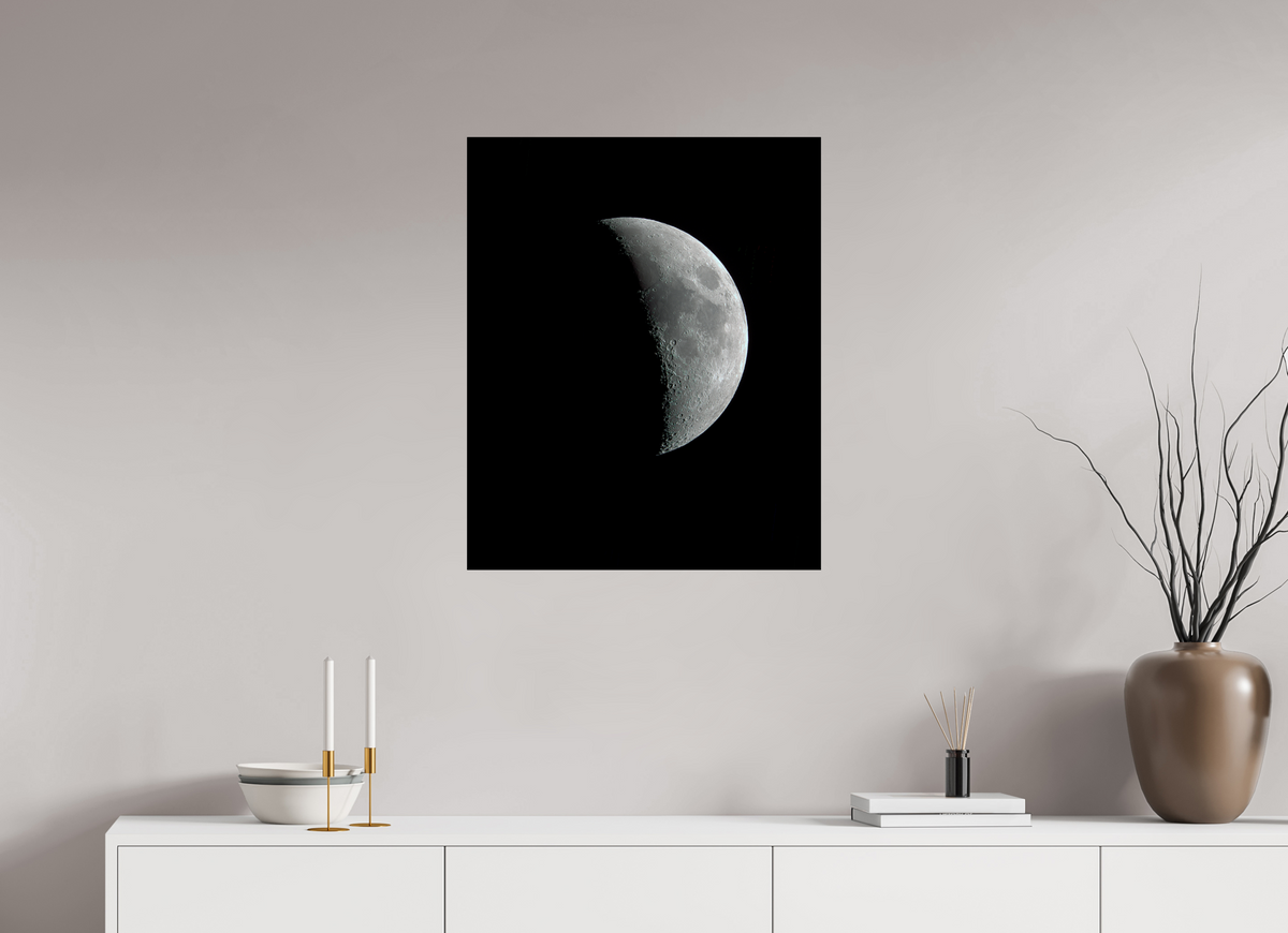 24 x 29.4″, Photo Print On Fuji Crystal DP II Moon