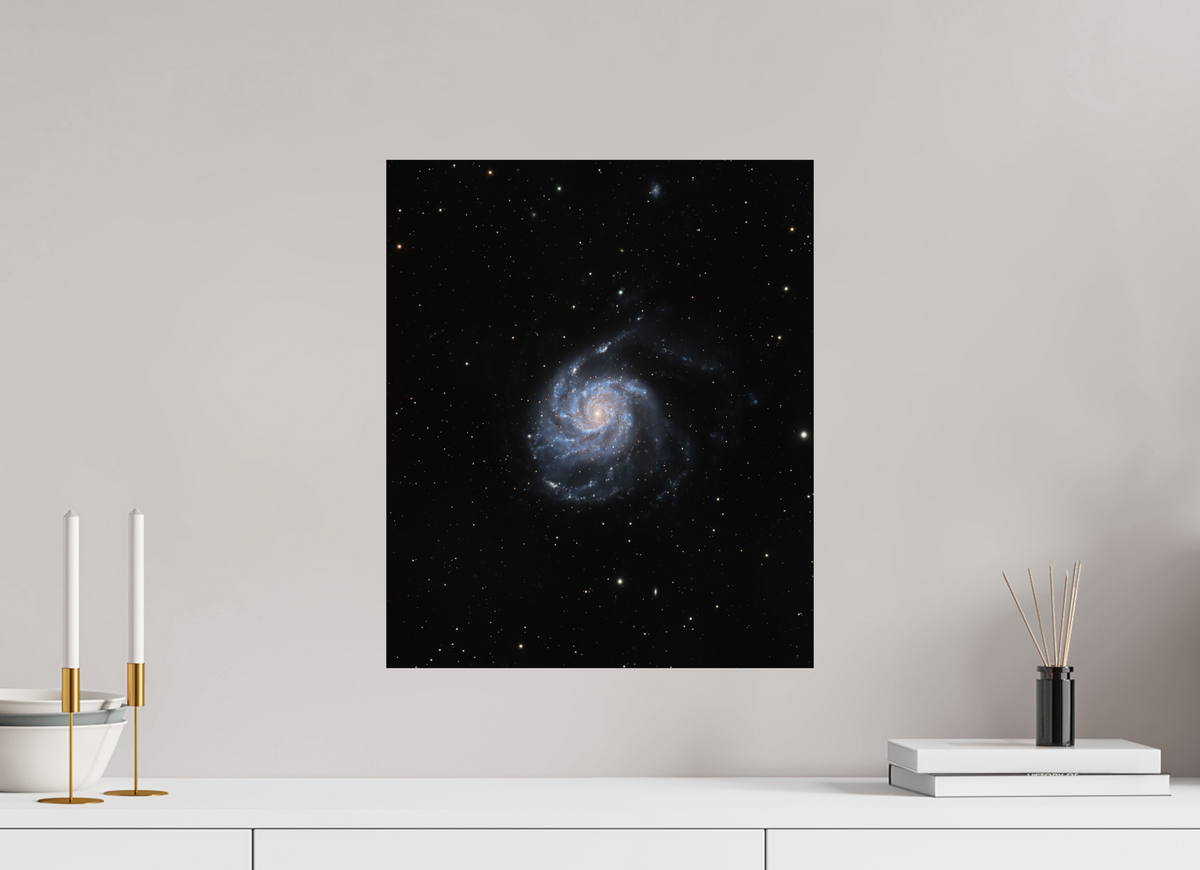 16 x 19″, Photo Print On Fuji Crystal DP II M 101 (Pinwheel Galaxy)