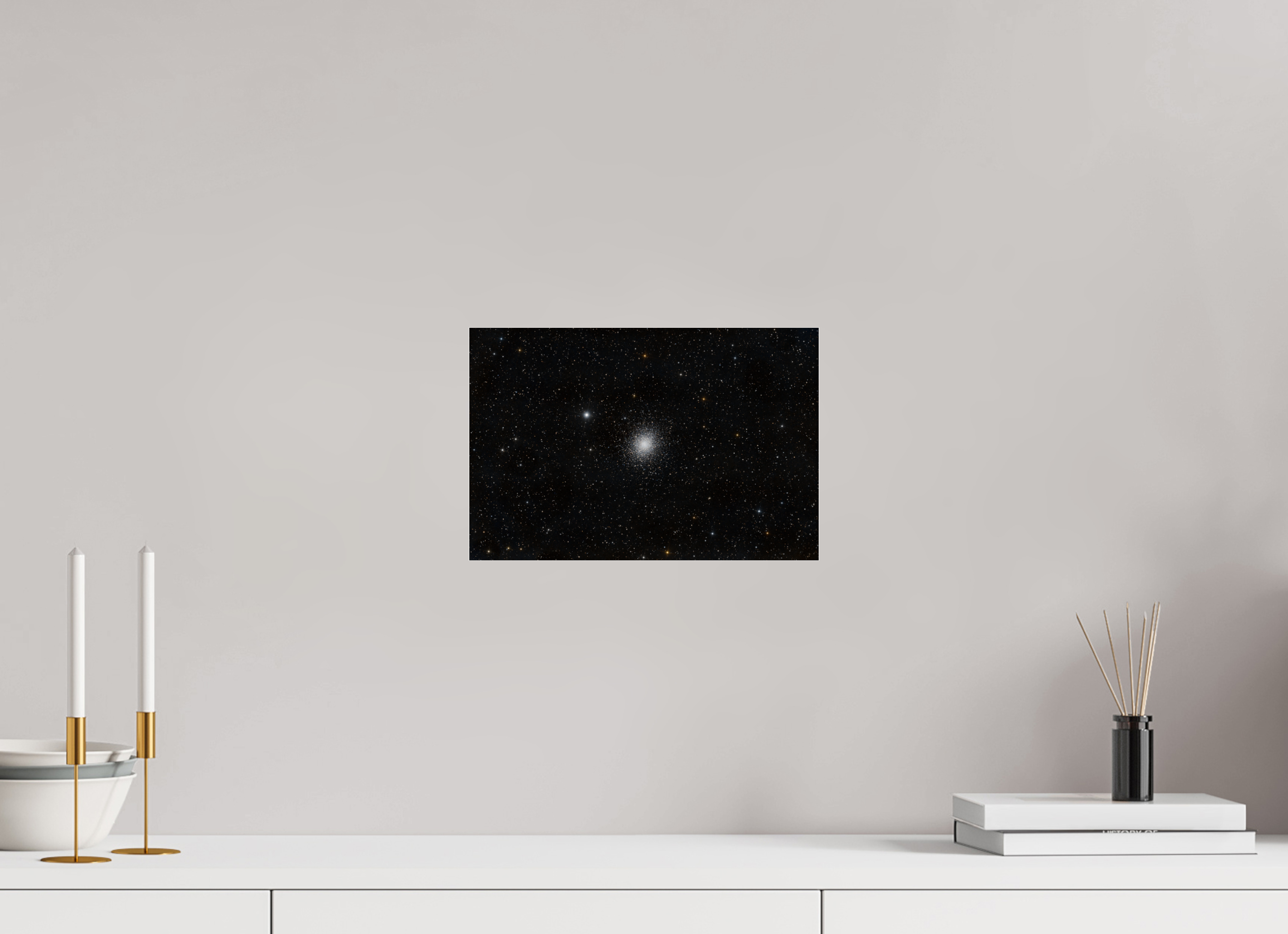12 x 8″, Photo Print Under Acrylic Glass M5 Star Cluster