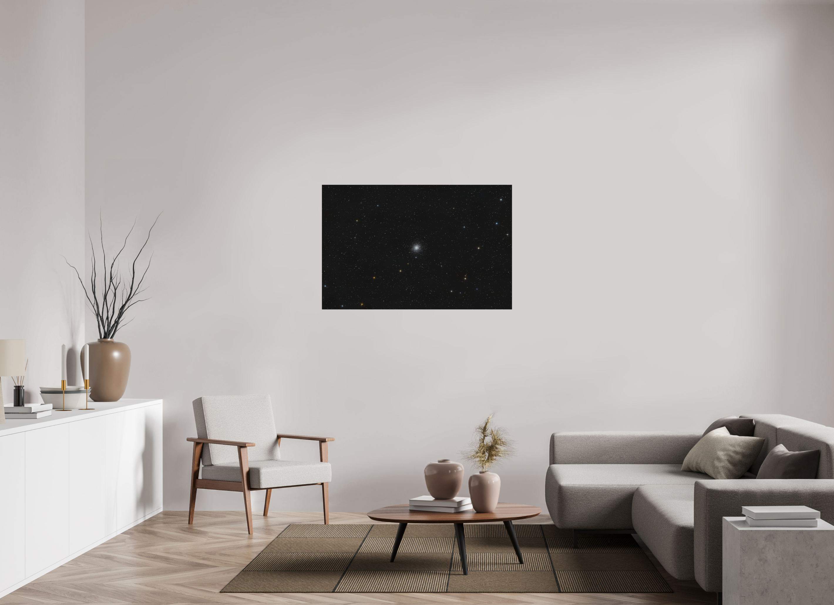 47.3 x 31″, Photo Print On Fuji Crystal DP II M92 Star Cluster