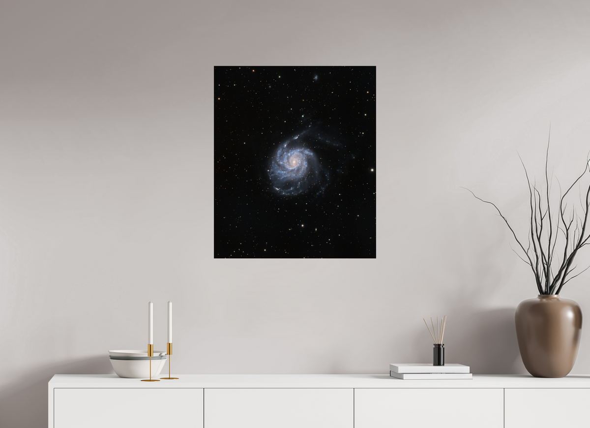 24 x 28.5″, Photo Print On Fuji Crystal DP II M 101 (Pinwheel Galaxy)
