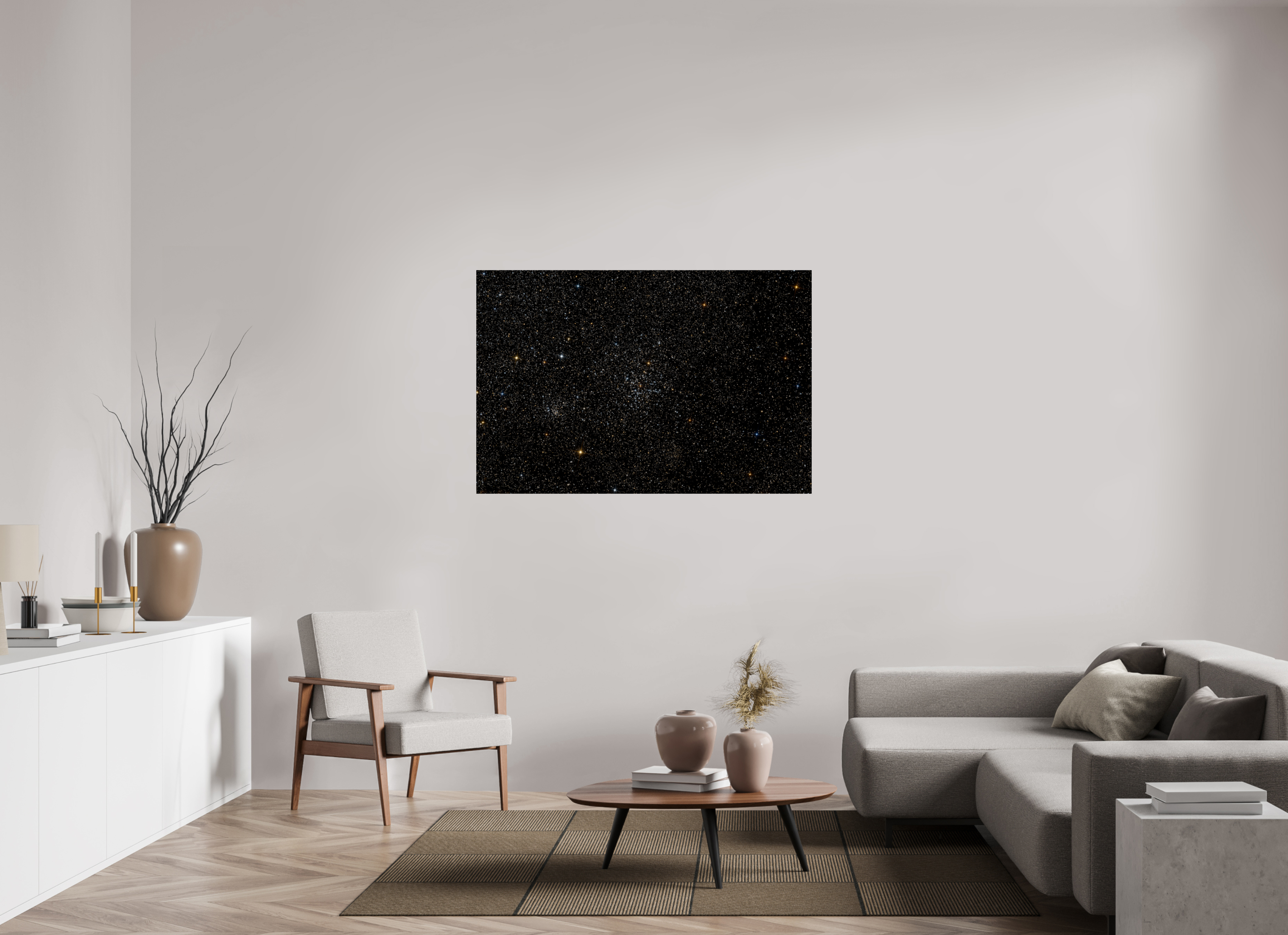 54 x 36″, Photo Print On Fuji Crystal DP II M38 (Starfish Cluster)