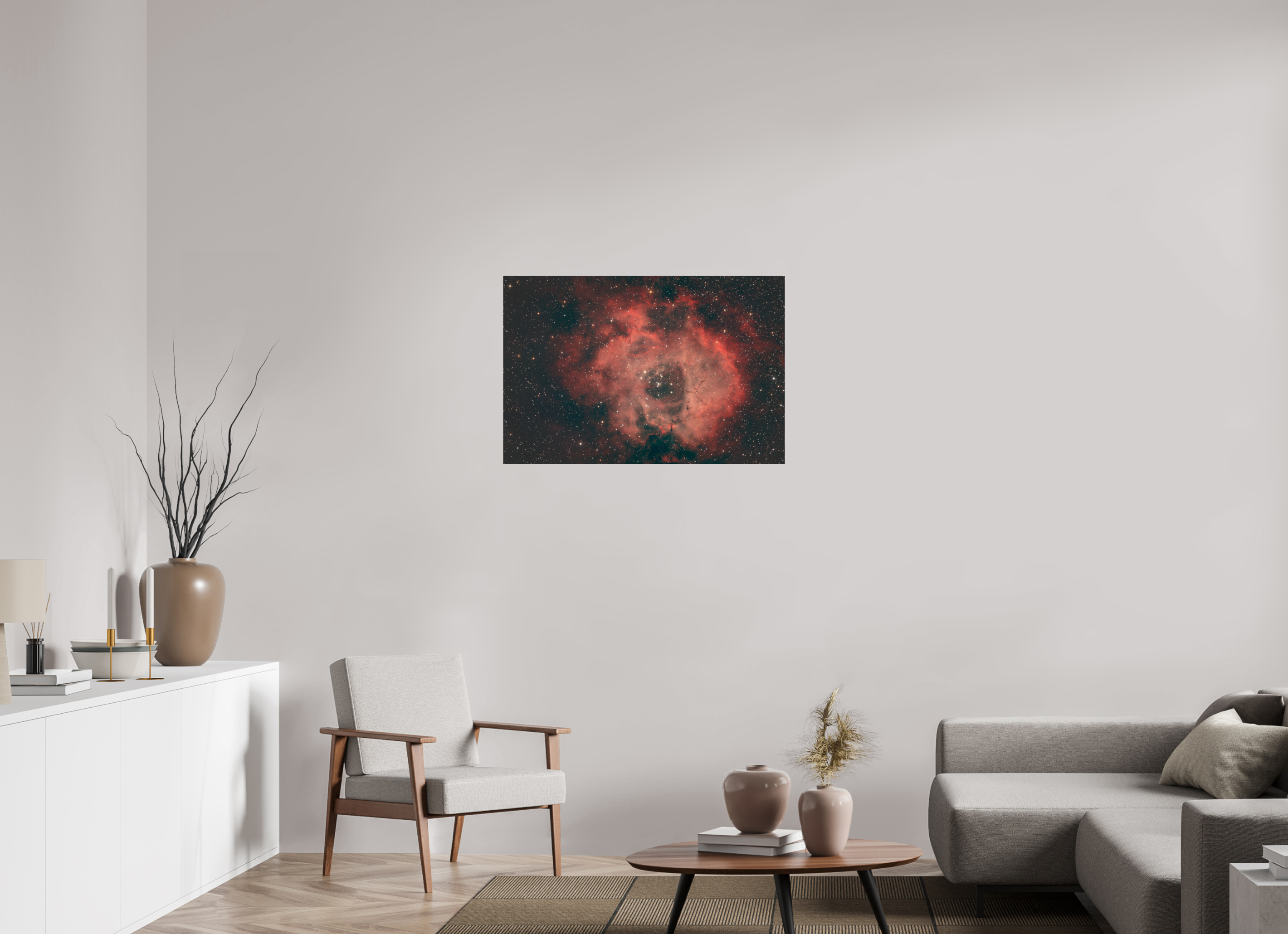 36 x 24″, Photo Print On Fuji Crystal DP II Rosette Nebula (NGC 2237)