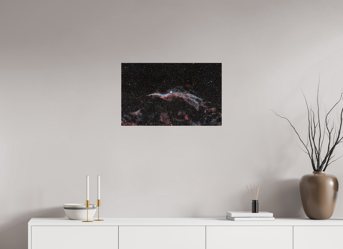25.6 x 16″, Photo Print On Fuji Crystal DP II Western Veil Nebula (NGC 6960 - Witch's Broom)