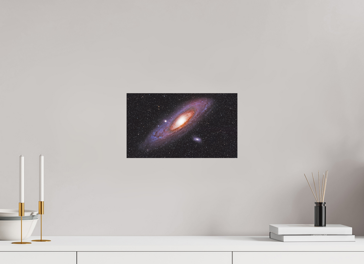 13.7 x 8″, Photo Print On Fuji Crystal DP II M31 (Andromeda Galaxy)