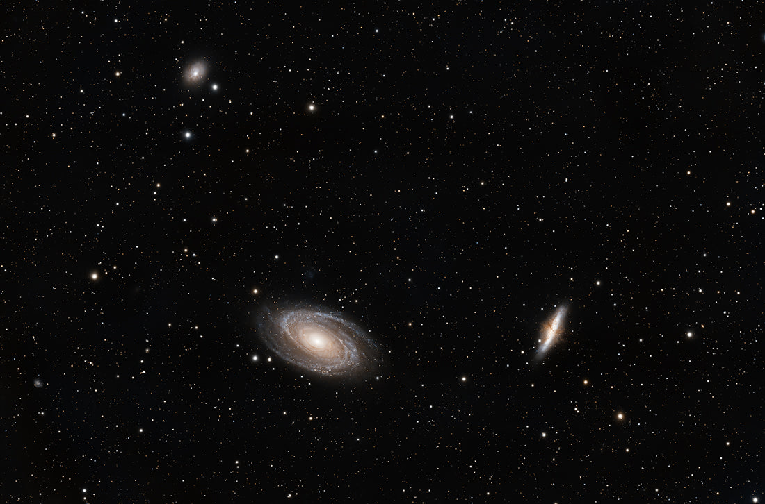 M 81 (Bode's Galaxy) & M 82 (Cigar Galaxy), NGC 3077