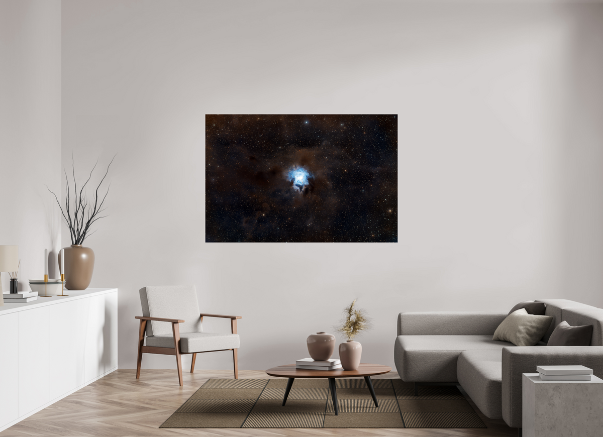 66 x 44″, ChromaLuxe HD Metal Print NGC 7023 (The Iris Nebula)