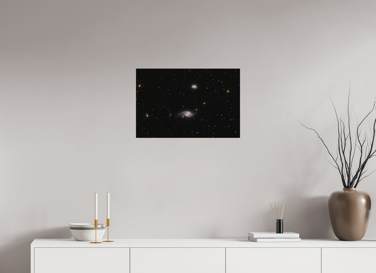 24 x 16″, ChromaLuxe HD Metal Print NGC 3718