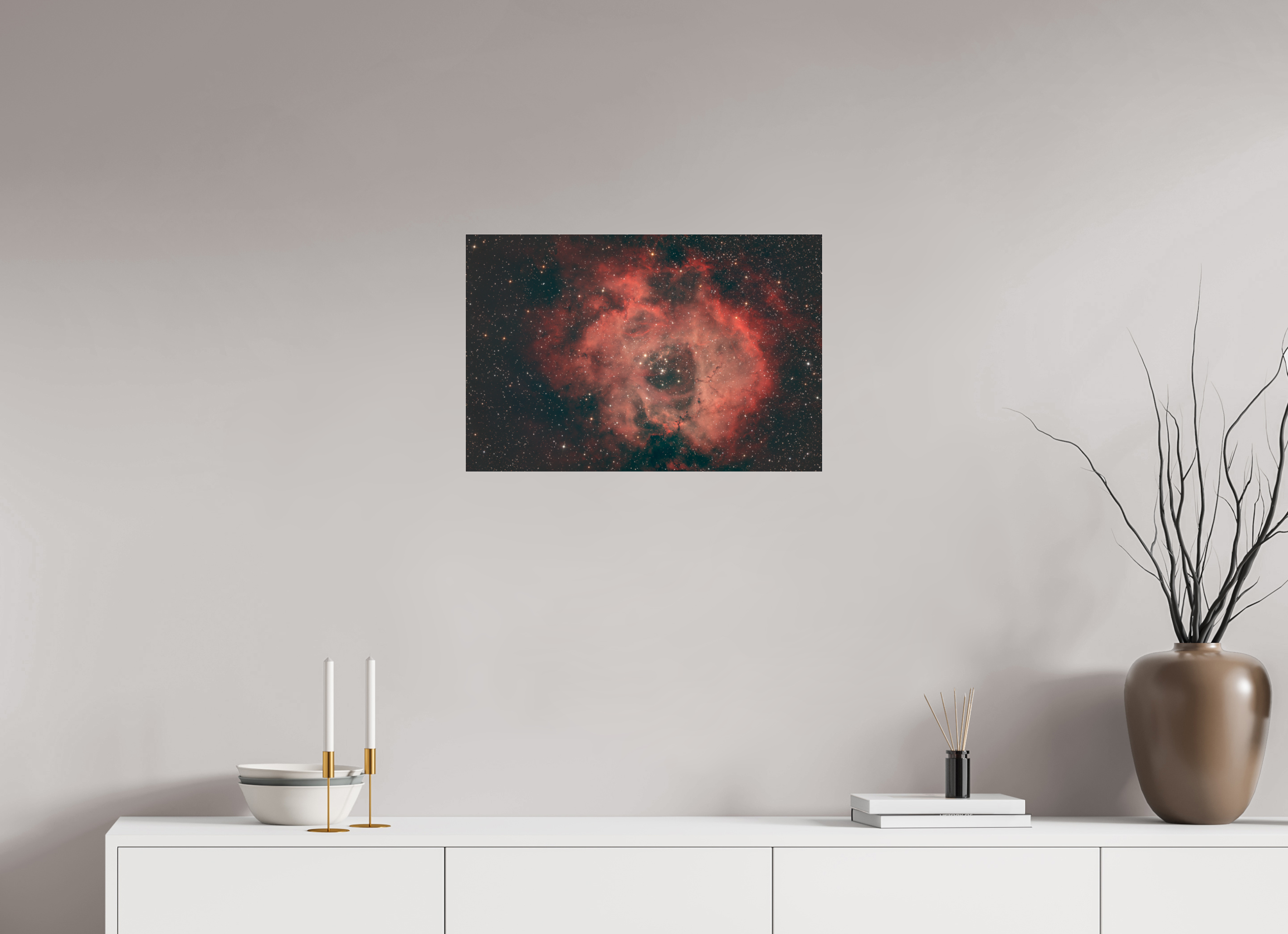 24 x 16″, Photo Print Under Acrylic Glass Rosette Nebula (NGC 2237)