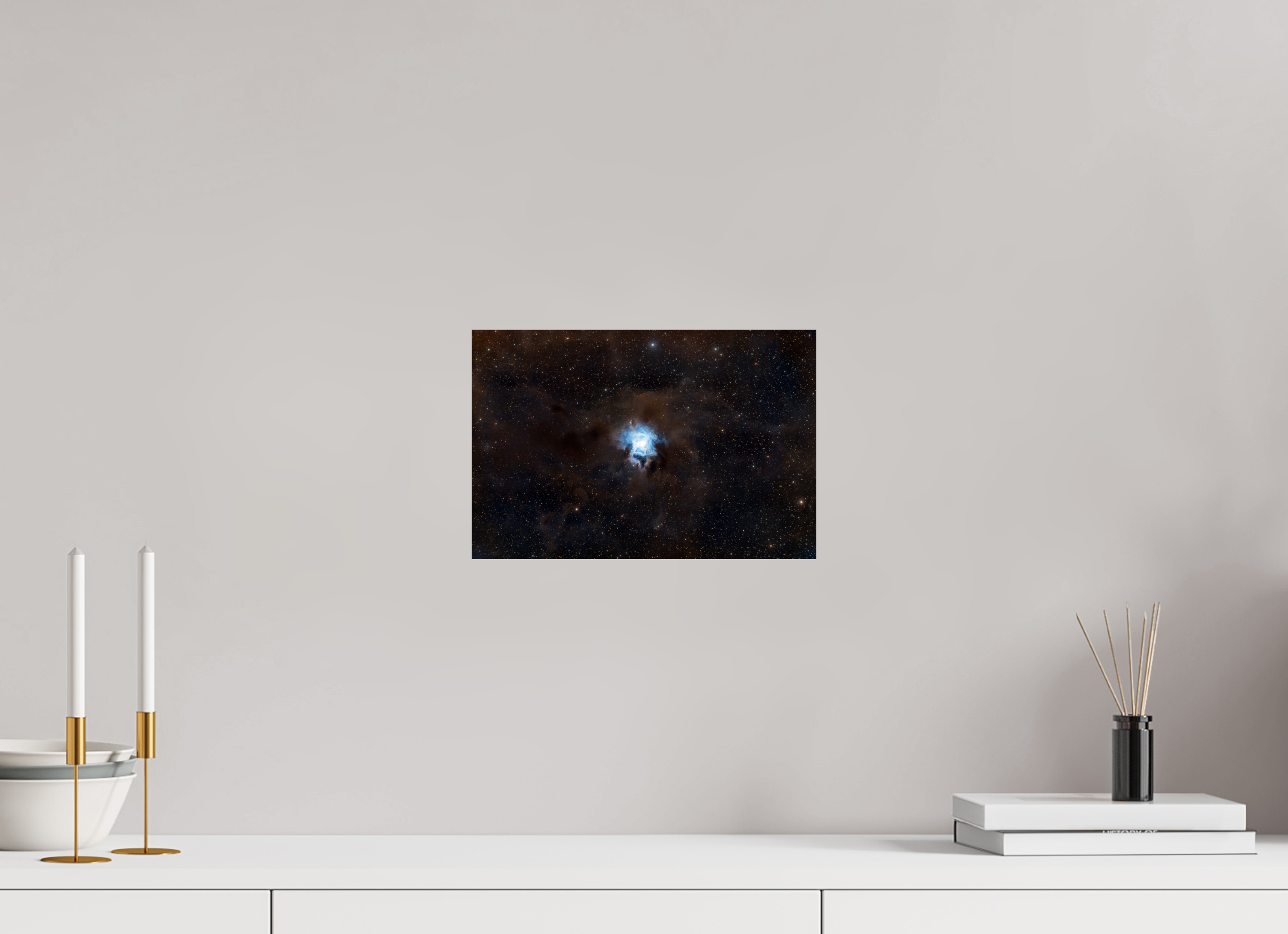 12 x 8″, Photo Print On Fuji Crystal DP II NGC 7023 (The Iris Nebula)